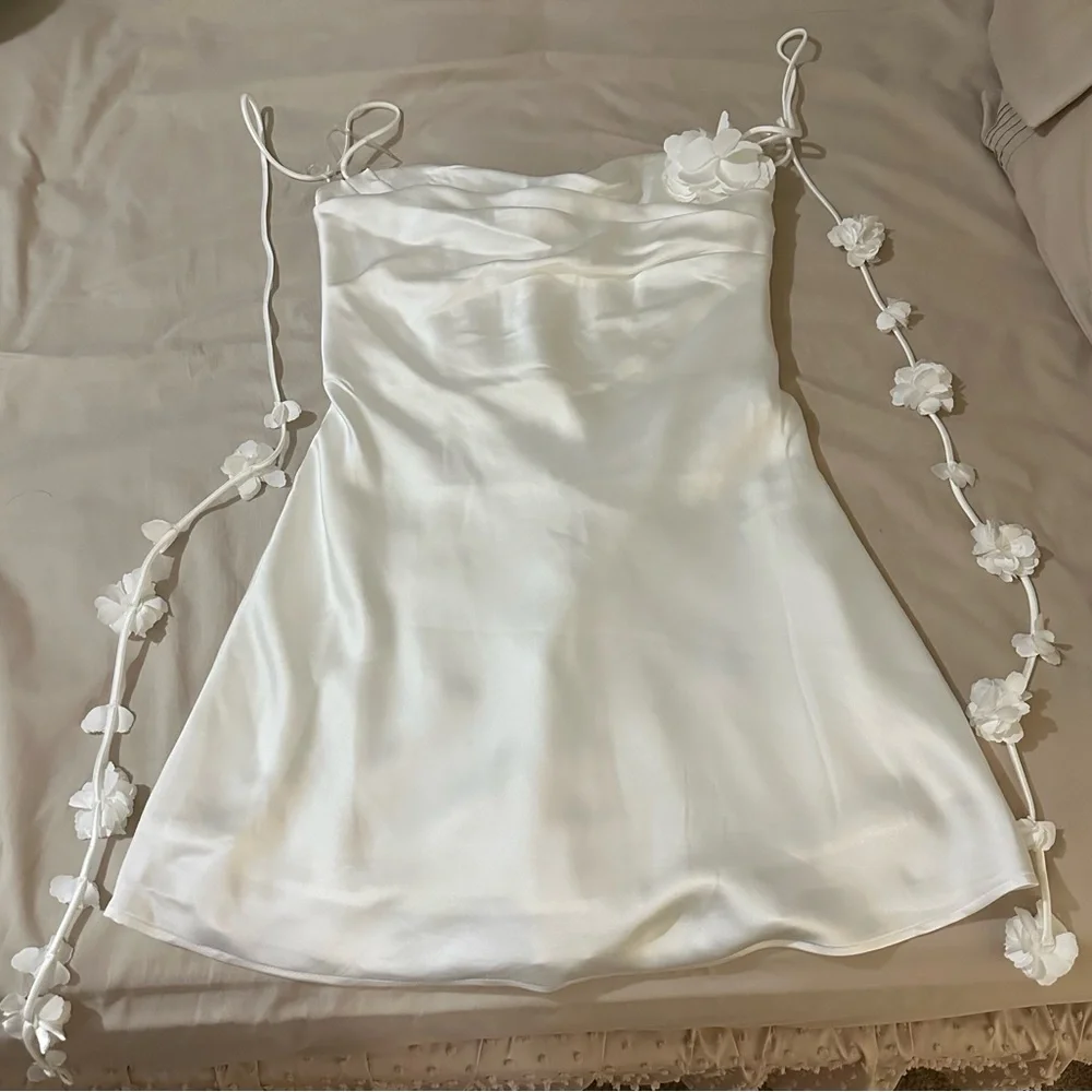 Meshki Otillie Rose Halter Mini Dress - Picture 6 of 8